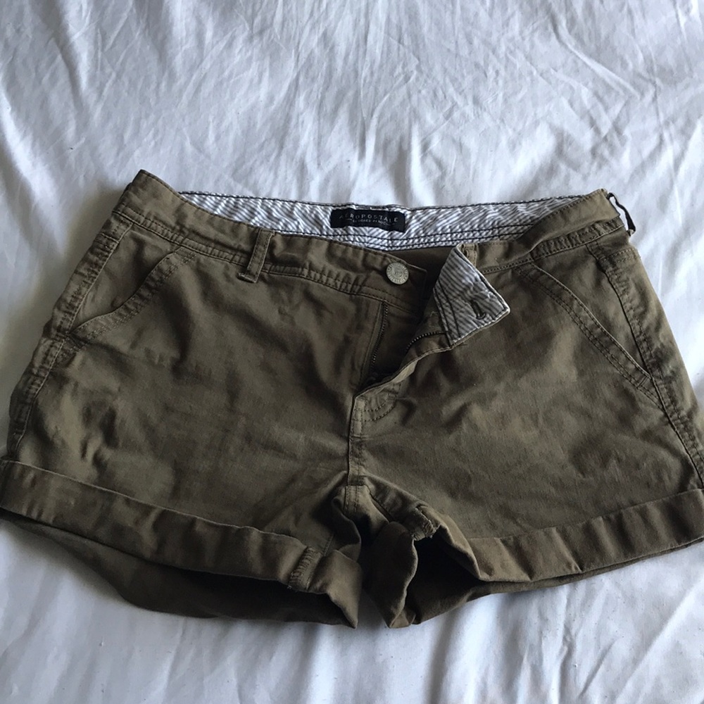 Aeropostale military green shorts